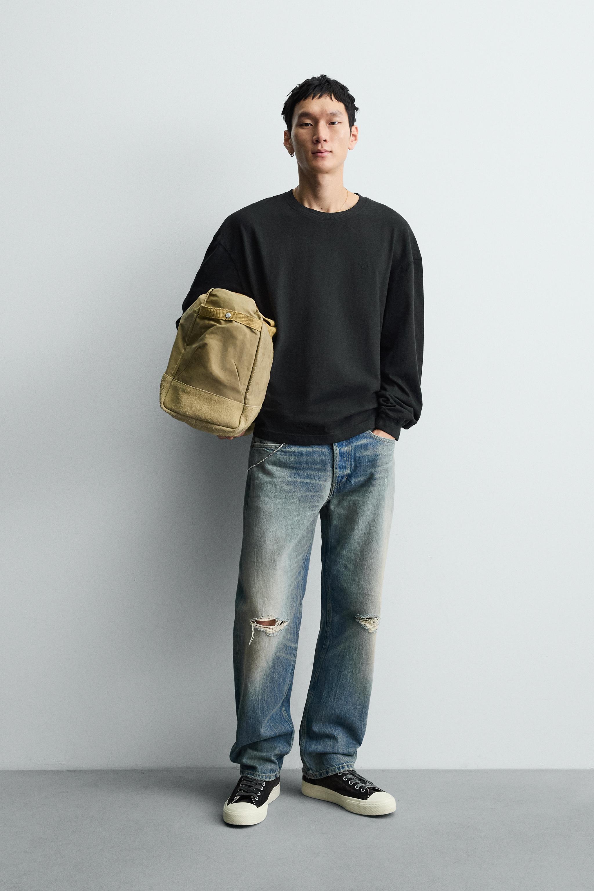 TEXTURED WASHED T-SHIRT